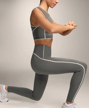 HIGH-RISE COMPRESSIVE CORE-CONTROL RETRO 65CM ANKLE-LENGTH LEGGINGS- Заказать в России