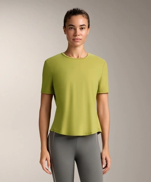 Футболка с коротким рукавом из технического материала- Заказать в России