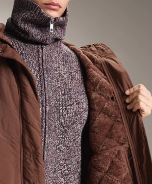 LONG WATER-REPELLENT FELLEX® AEROGEL PADDED JACKET- Заказать в России