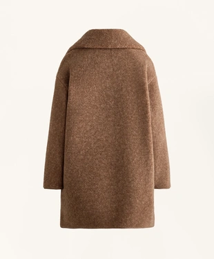 LONG FAUX-SHEARLING JACKET- Заказать в России