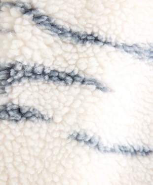 HALF-ZIP SKIER FAUX-SHEARLING JACKET- Заказать в России