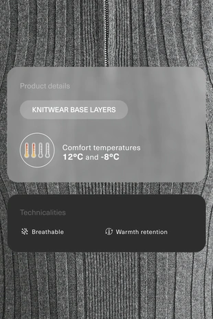 ERGONOMIC RIB KNIT THERMAL BASE LAYER T-SHIRT- Заказать в России