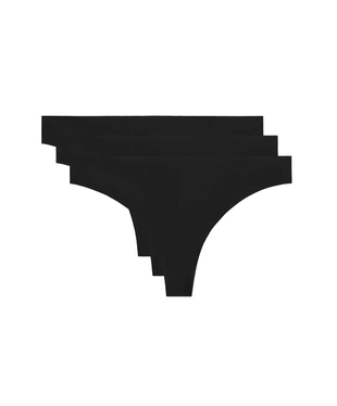 3 POLYAMIDE BLEND INVISIBLE THONGS- Заказать в России