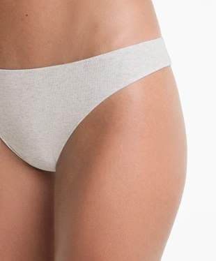 5 RIB COTTON BLEND BRAZILIAN BRIEFS- Заказать в России