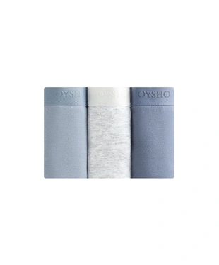 3 COTTON BLEND CLASSIC BRIEFS WITH LOGO- Заказать в России