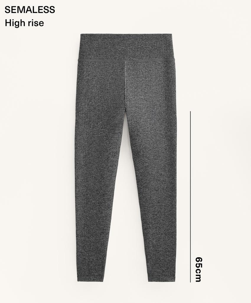 Леггинсы до лодыжек без швов, длиной 65 см