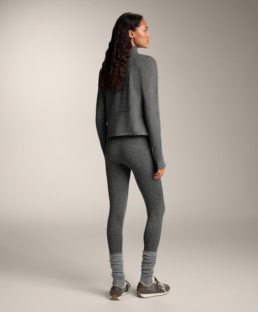 Леггинсы до лодыжек без швов, длиной 65 см