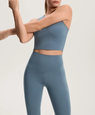 HIGH-RISE COMPRESSIVE ANKLE-LENGTH LEGGINGS WITH POCKET- Заказать в России