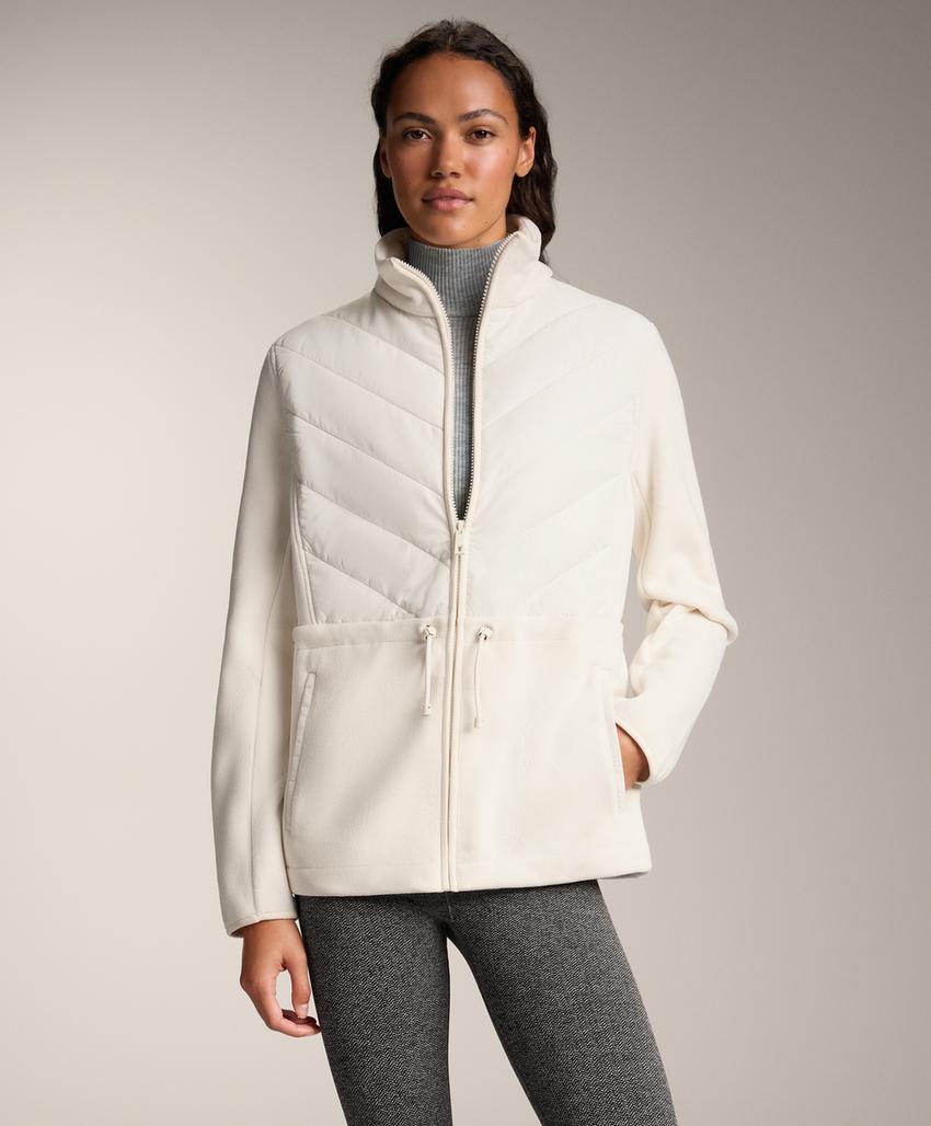 Пуховик из полара fellex® aerogel с регулируемой талией