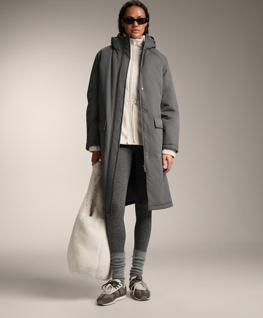 Пуховик из полара fellex® aerogel с регулируемой талией