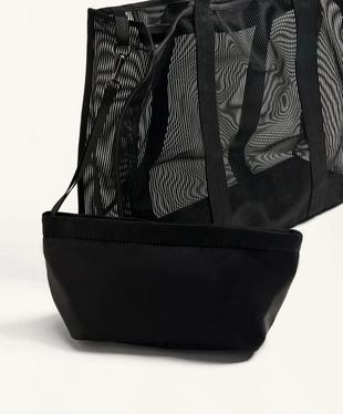 SHOPPER BAG WITH INTERIOR SMALL BAG- Заказать в России