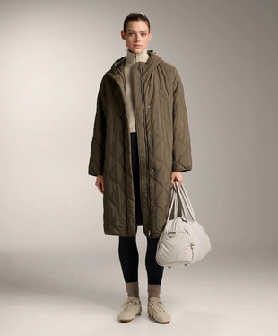 LONG WATER-REPELLENT FELLEX® AEROGEL PADDED JACKET- Заказать в России