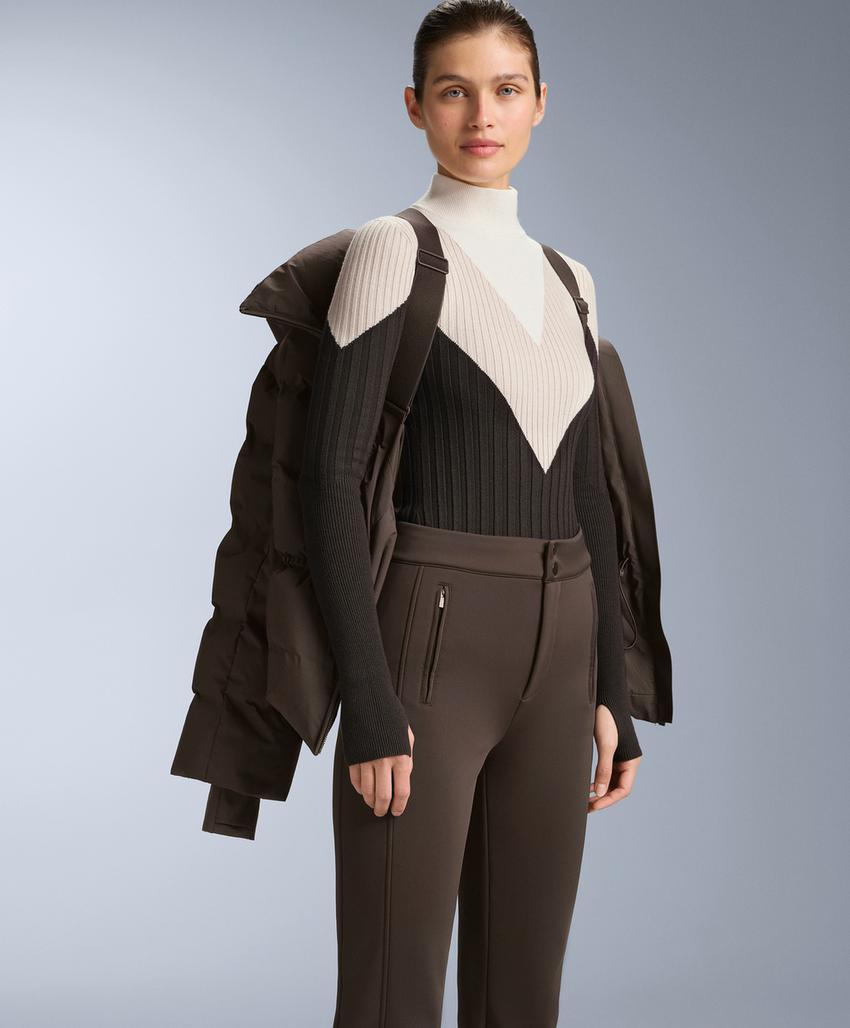 Легкая утепленная пуховая куртка minardi piume ski с водоотталкивающим покрытием