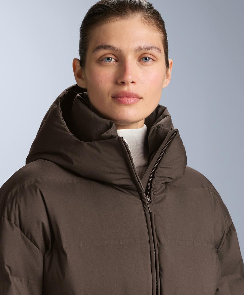 Легкая утепленная пуховая куртка minardi piume ski с водоотталкивающим покрытием