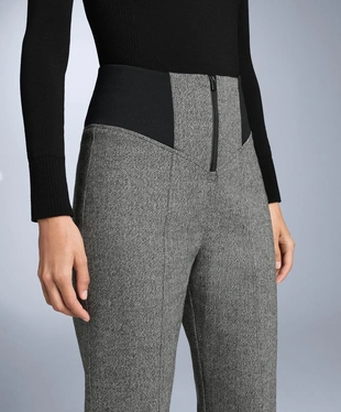 WATER-RESISTANT FELLEX® WOOL BLEND HIGH-RISE FLARE SKI TROUSERS- Заказать в России