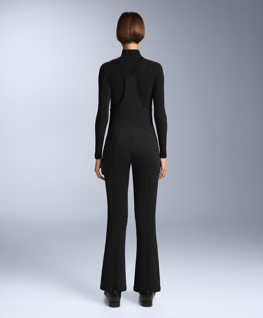 Водонепроницаемые брюки-сарафаны для лыж с фактурным расширением