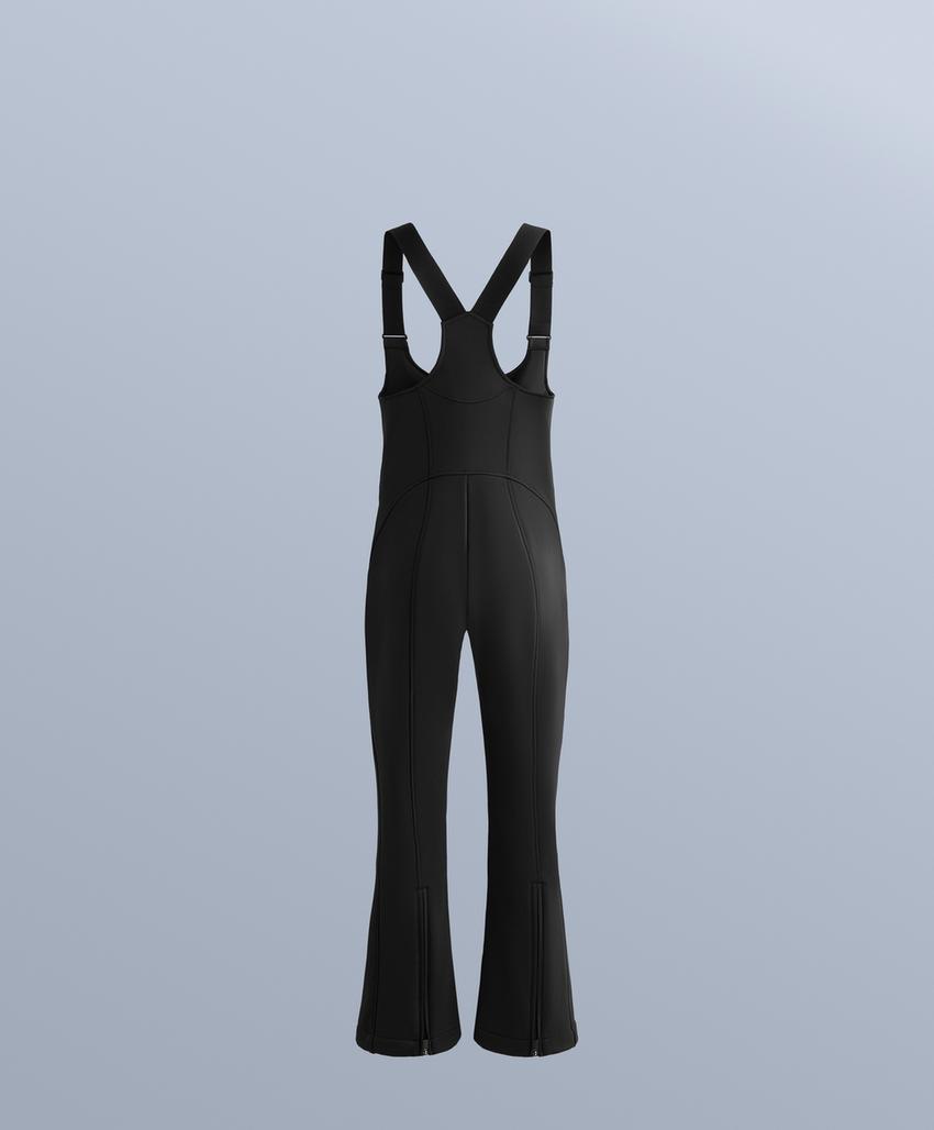 Водонепроницаемые брюки-сарафаны для лыж с фактурным расширением