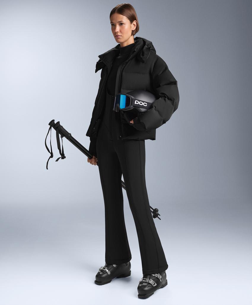 Водонепроницаемые брюки-сарафаны для лыж с фактурным расширением