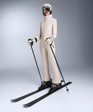 WATER-RESISTANT 2-IN-1 REMOVABLE FLARE STRETCH SKI JUMPSUIT- Заказать в России