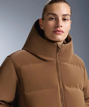 MINARDI PIUME SKI WATER-RESISTANT SATIN PADDED DOWN JACKET- Заказать в России