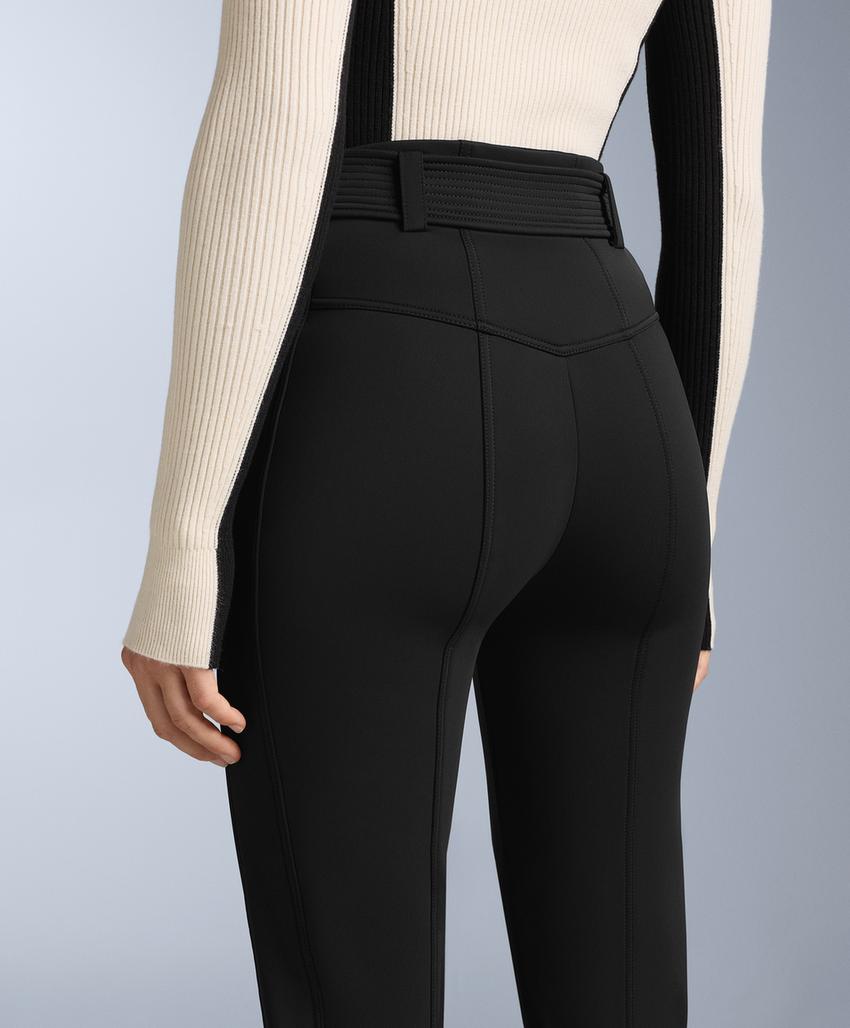 Водонепроницаемые брюки-клеш на высокой талии для горных лыж