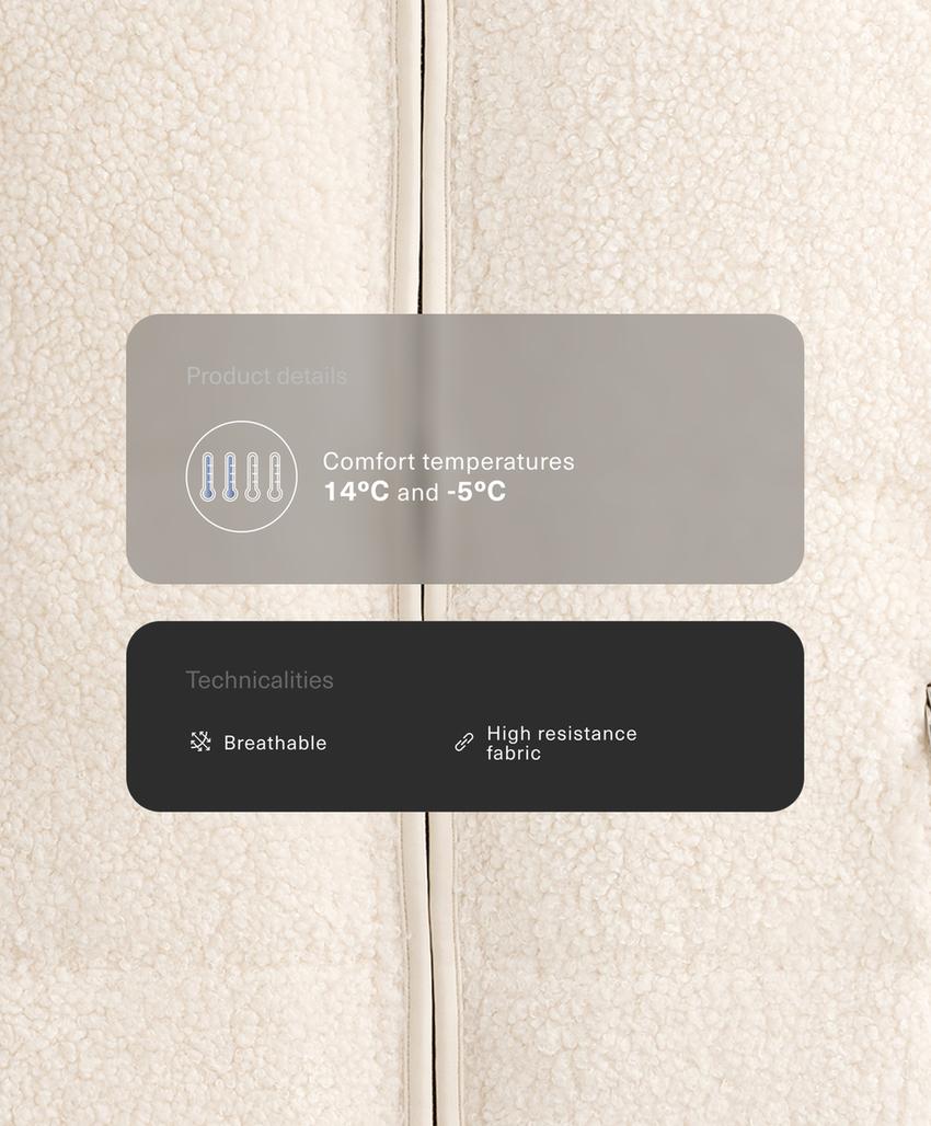 Стежковый жилет из искусственного меха