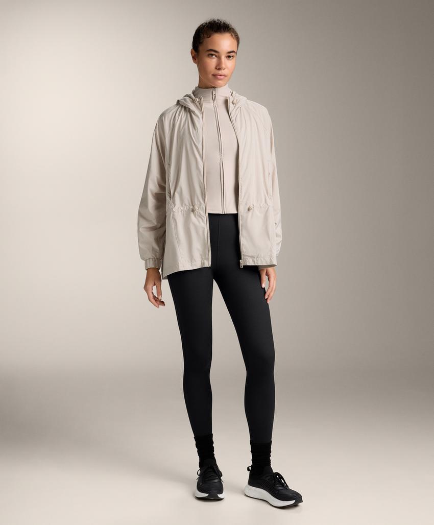 Длинный ветровик с водоотталкивающей пропиткой