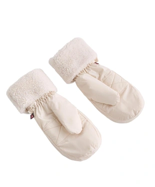 PADDED SHEEPSKIN MITTENS- Заказать в России