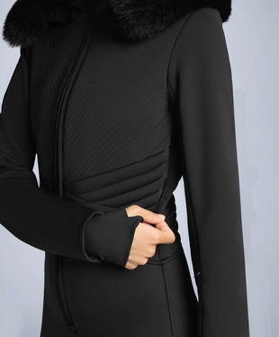 WATER RESISTANT FITTED STRETCH SKI JUMPSUIT- Заказать в России