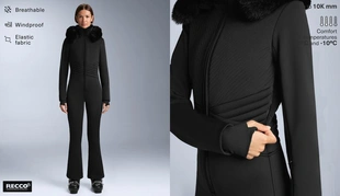 Комбинезон для горных лыж с максимальной посадкой и водоотталкивающим покрытием- Заказать в России