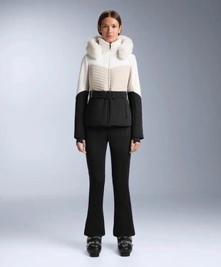 SUPER-SLIM FIT COLOURBLOCK PRIMALOFT® SKI WATER-RESISTANT PADDED JACKET- Заказать в России