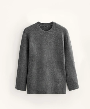 SOFT KNIT ROUND NECK JUMPER- Заказать в России