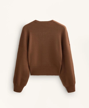 CROSSOVER RIB KNIT JUMPER- Заказать в России