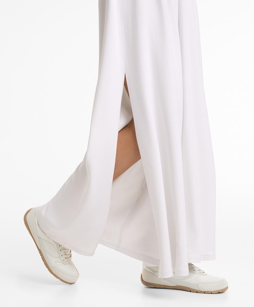 Комбинезон с длинным пике и модалевым воротником