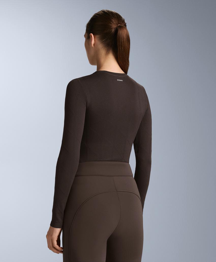 Футболка утепляющая безшовная жаккардовая для базового слоя