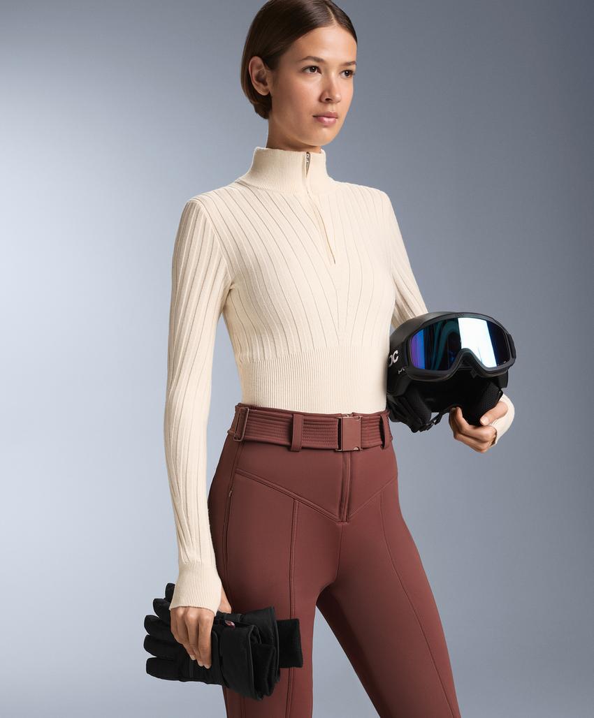 Футболка утепляющая ребристая вязаная для базового слоя