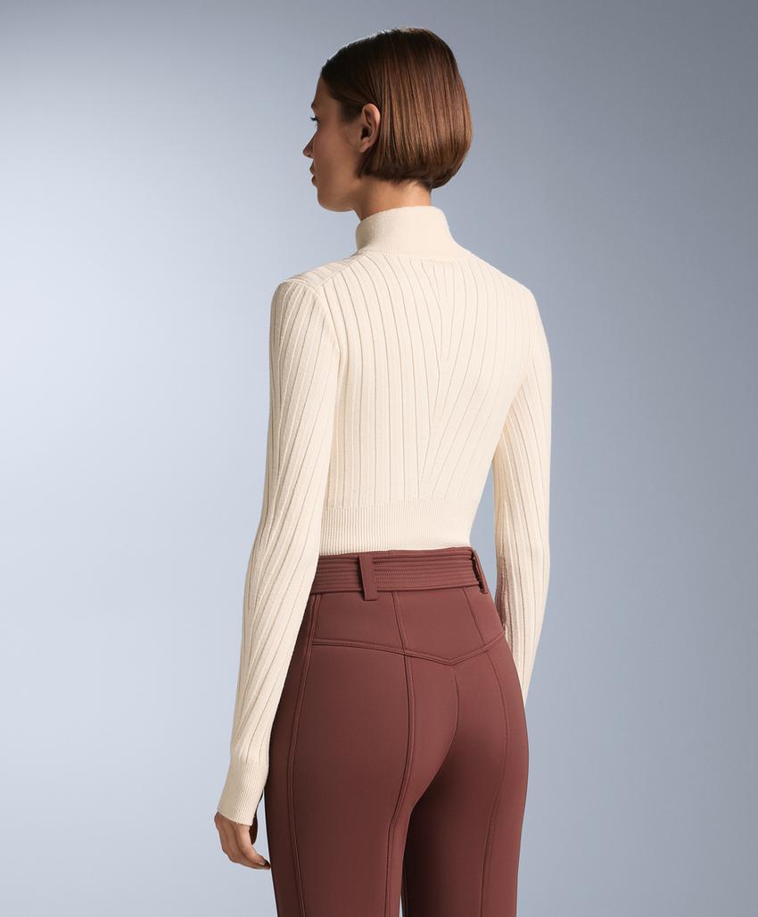 Футболка утепляющая ребристая вязаная для базового слоя