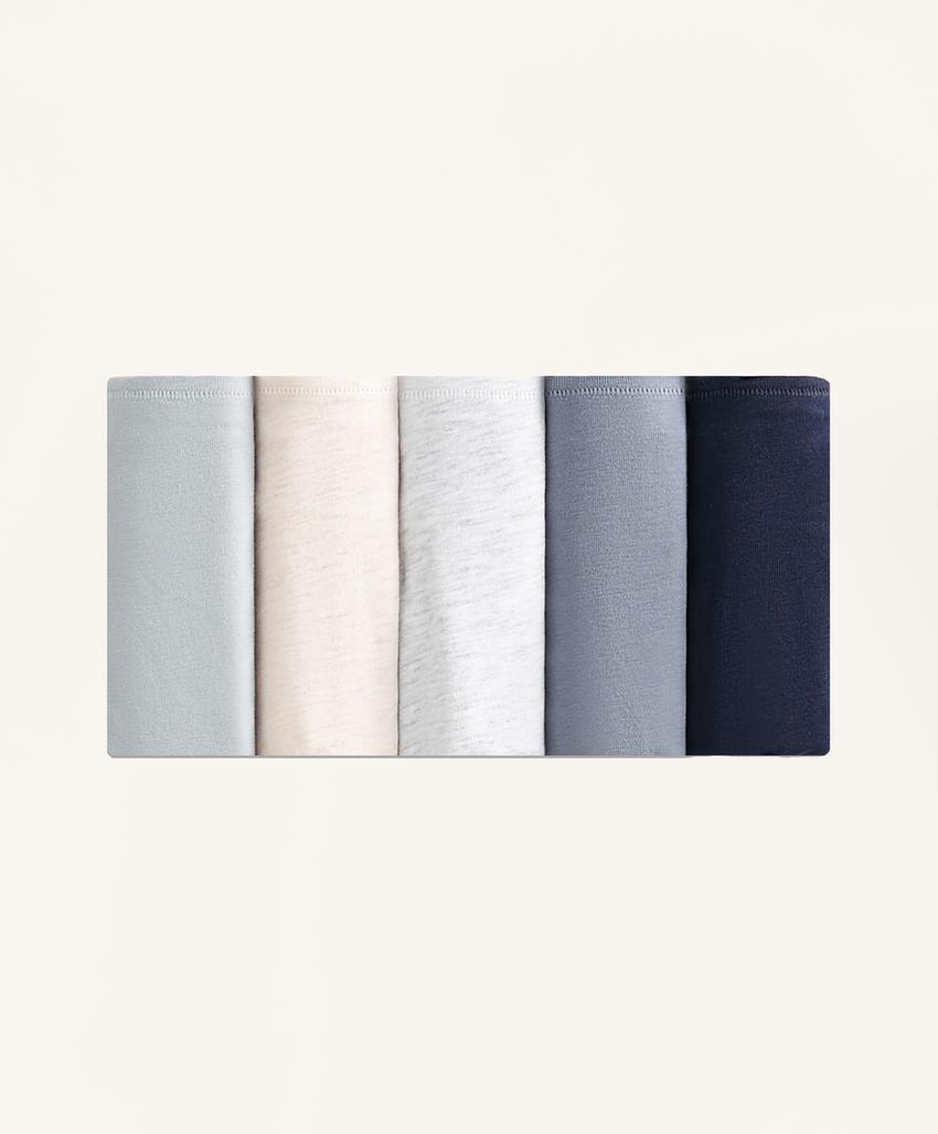 5 трусиков-стрингов из хлопкового микса в упаковке