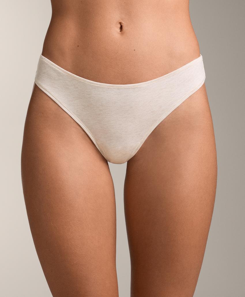 5 трусиков-стрингов из хлопкового микса в упаковке