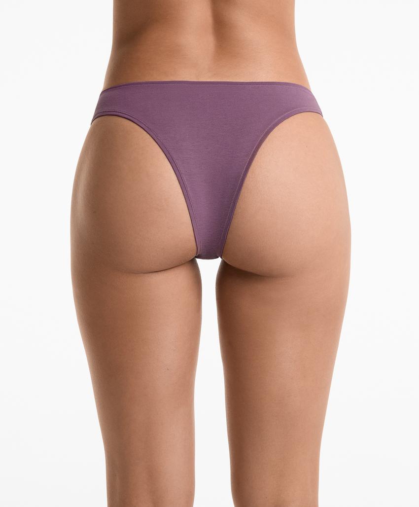 5 бразильских трусиков из хлопкового микса