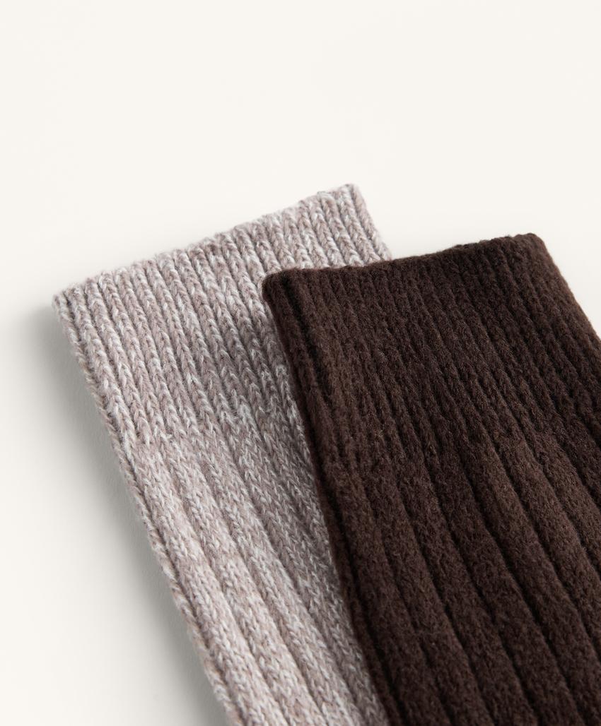 2 пары классических жаккардовых носков