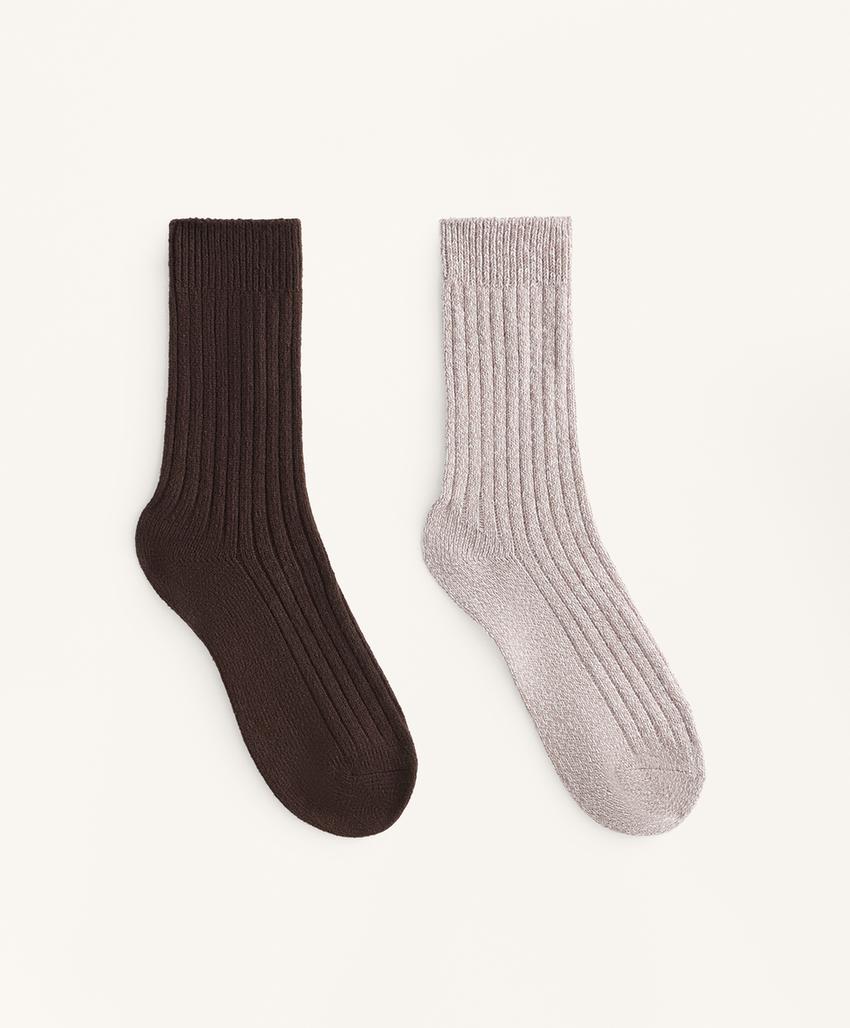 2 пары классических жаккардовых носков