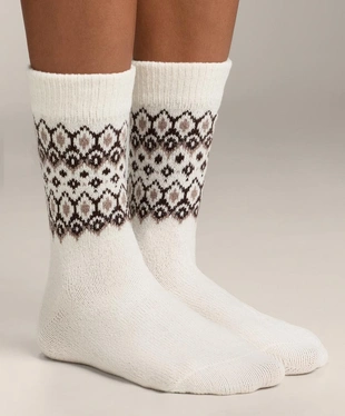 2 PAIRS OF CLASSIC JACQUARD SOCKS- Заказать в России