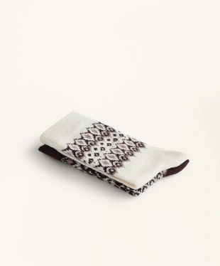 2 PAIRS OF CLASSIC JACQUARD SOCKS- Заказать в России