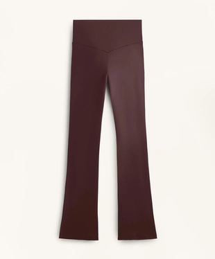 SUPER HIGH RISE COMFORTLUX FLARE TROUSERS WITH POCKETS- Заказать в России