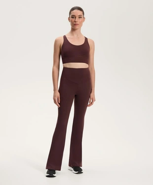 SUPER HIGH RISE COMFORTLUX FLARE TROUSERS WITH POCKETS- Заказать в России
