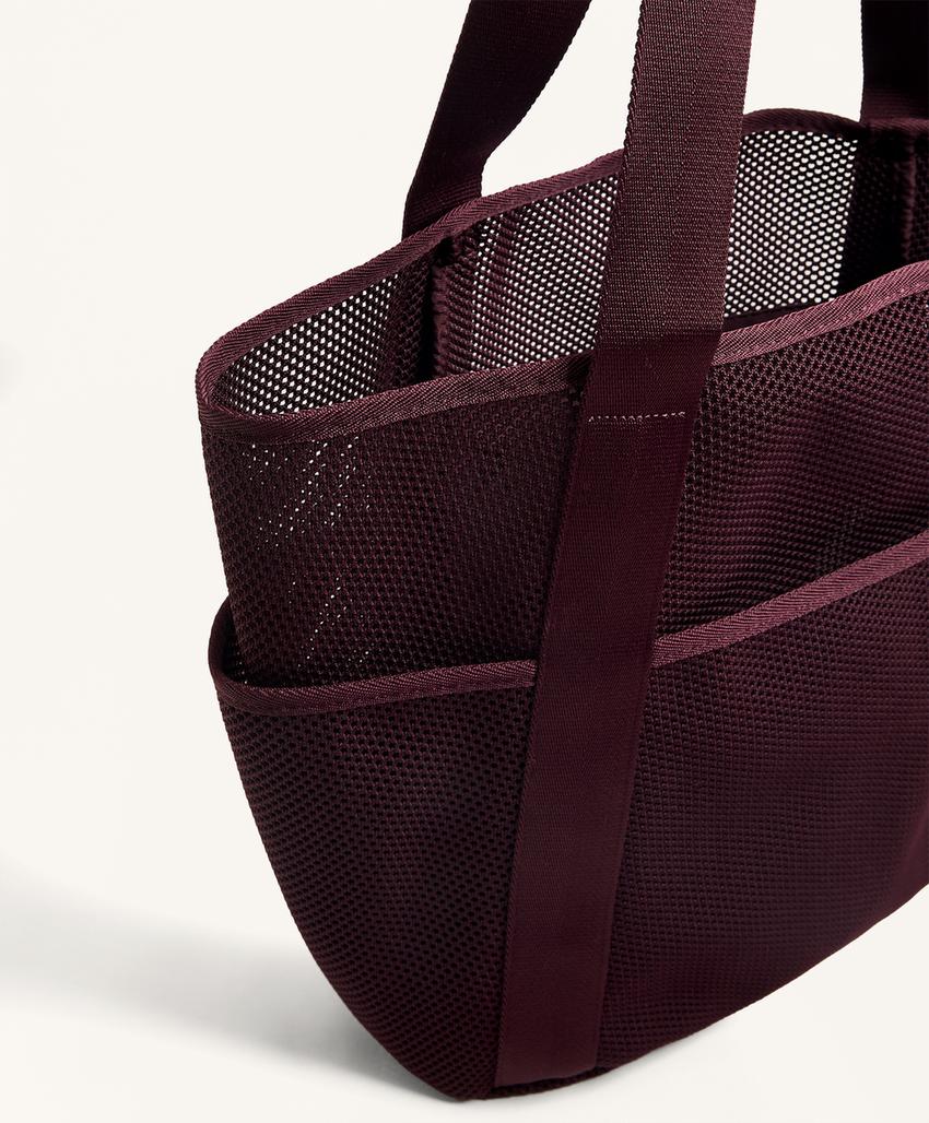 Сумка-шоппер из сетки