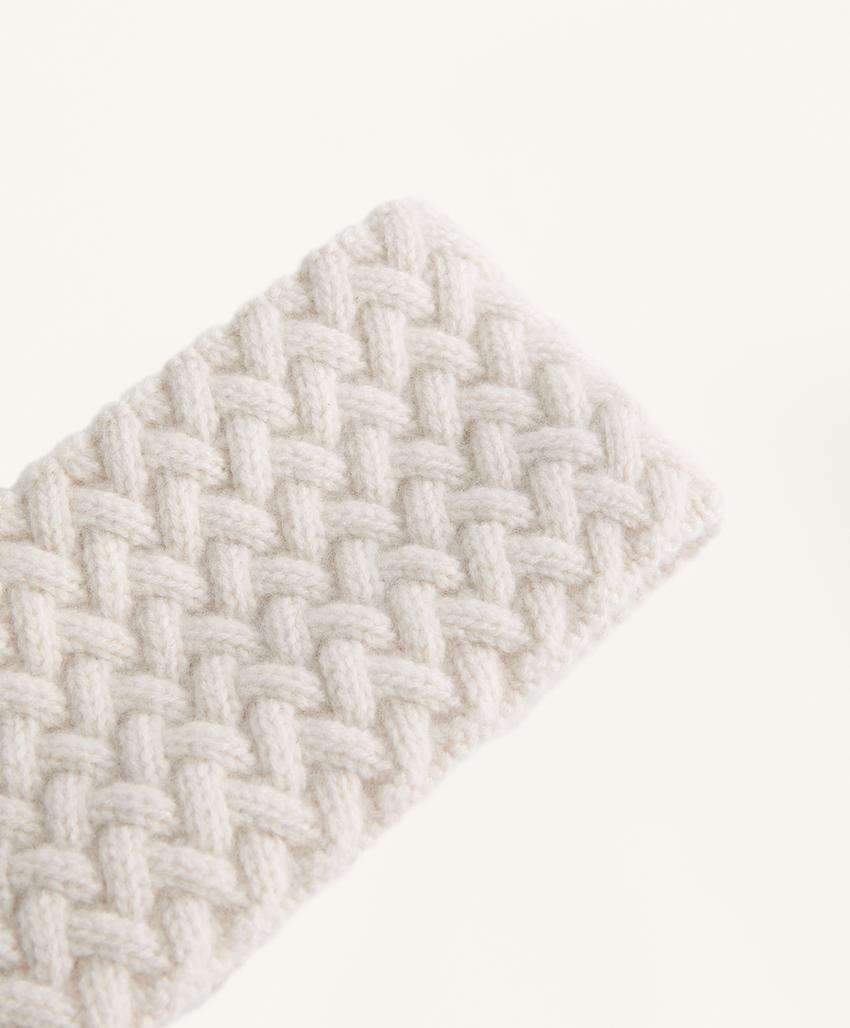 Повязка на голову из 100% шерсти 10 см