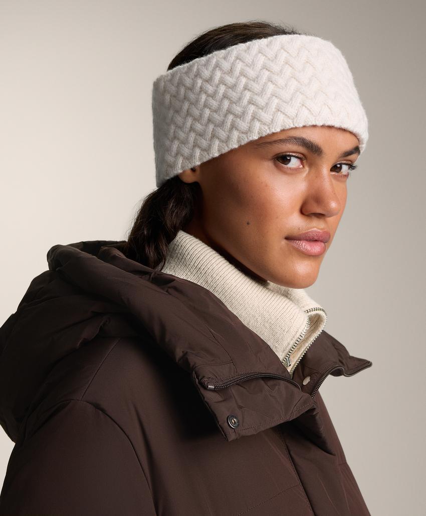 Повязка на голову из 100% шерсти 10 см