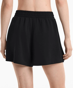 SHORTS WITH SIDE BUTTONS AND SOFT-TOUCH MODAL- Заказать в России
